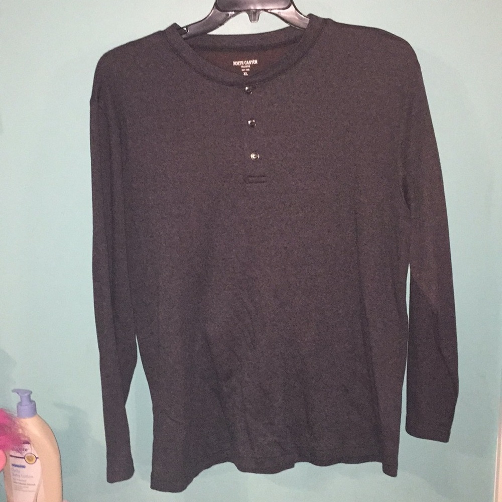 Men's long sleeve thick tee